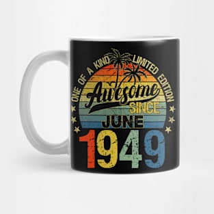 Vintage June 1949 Decorations Mug